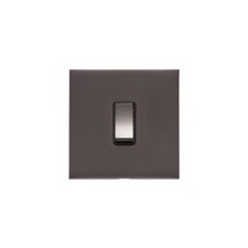 1 Gang 2 Way Switch in Matt Bronze (Heritage Brass)