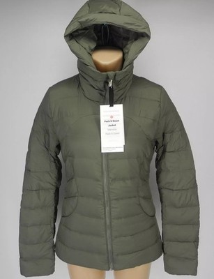 NEW LULULEMON Pack It Down Jacket 8 Sage Green 700 Fill RDS Goose