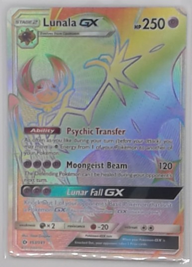 Lunala GX (Secret) SM Base Set #153/149 Secret Rare,Holo
