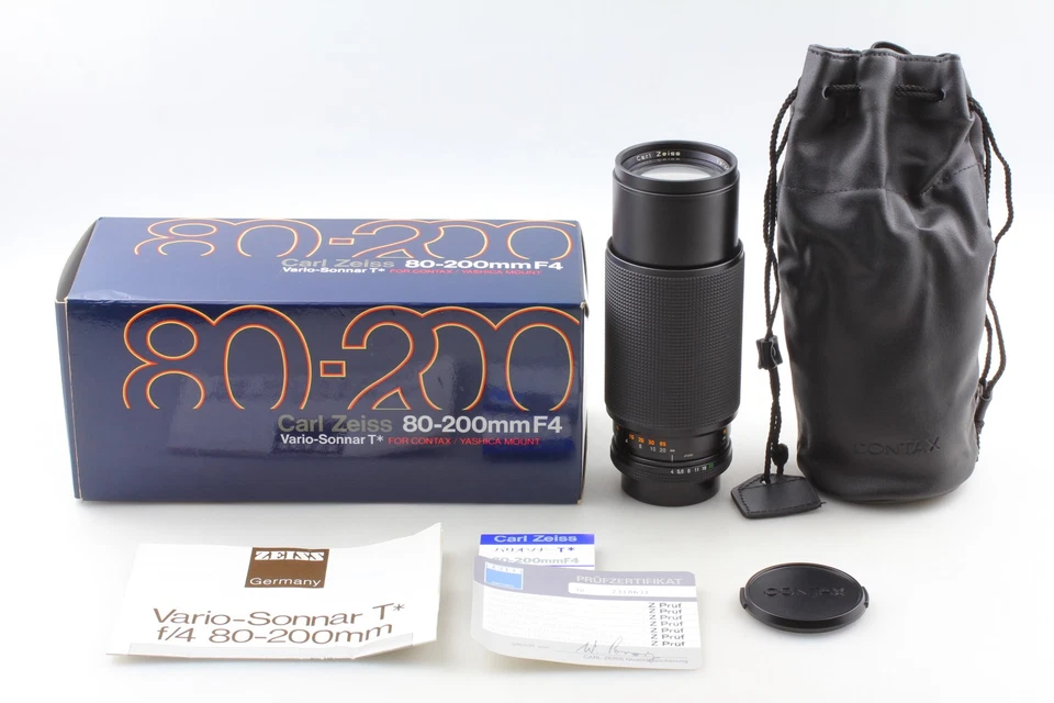 Duty-Free US【Almost Unused】Contax Carl Zeiss Vario-Sonnar T* 80-200mm f/4 MMJ CY - Image 3 of 4