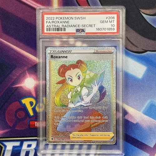 2022 Pokémon Roxanne (Secret) 206/189 Swsh10: Astral Radiance Holo PSA 10