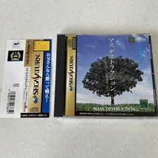 Mass Destruction (JP Sega Saturn, 1997) ASC Games Japan Import Complete W/ Obi