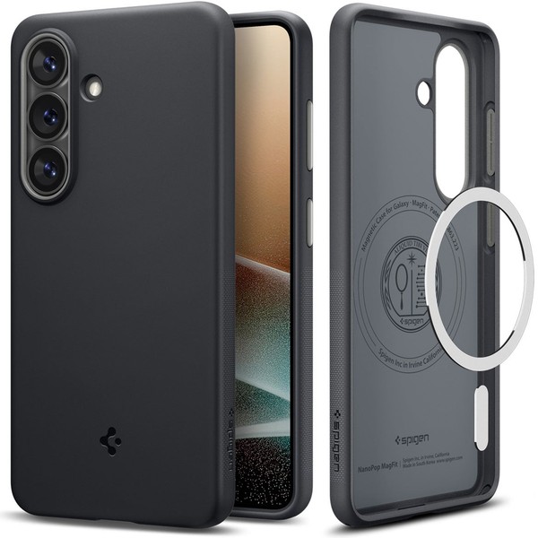 HandyhüLle FüR Galaxy S26 Mit Mag Spigen Case Cover Etui HüLle Schwarz-Grau-image