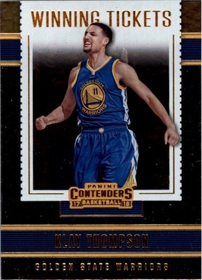 2017-18 Panini Contenders Winning Tickets #20 Klay Thompson - BSK
