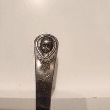 Vintage ONEIDA Gerber Baby Spoon 4 1/2" Aged Patina Classic