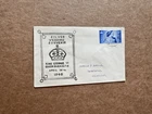 Great Britain 1948 FDC +KGVI Silver Wedding #SG493 +Scarce Black Mono-Color C