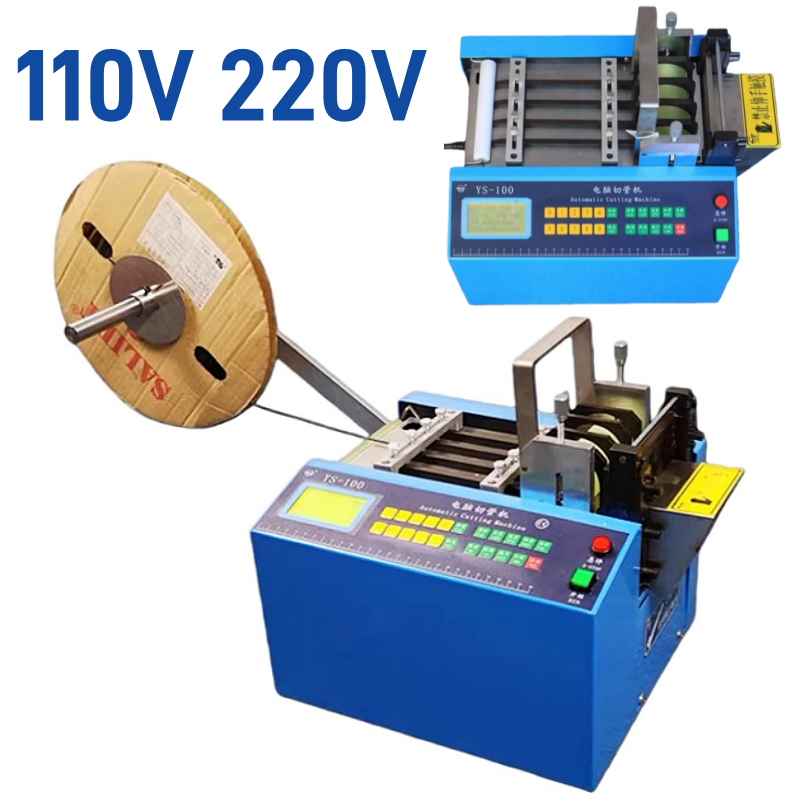 Electric Heat-shrink Tube Cutting Machine Automatic Cable Pipe Cutter 110V 220V