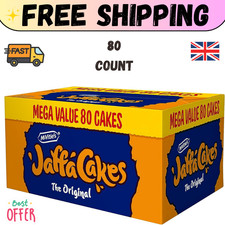 McVitie's Jaffa Cakes Mega Box Value Pack 80 Count 4 Packs of 20 Cakes