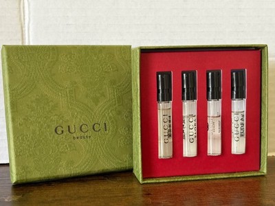 4PC GUCCI GIFT SET BOX Guilty, Bloom, Gorgeous Gardenia, Jasmine Sample Sprays