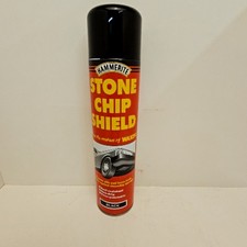 Hammerite Stone Chip Shield Black 600ml Aerosol Car Paint Protection M