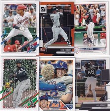 LOT (6) NEW YORK METS MLB BASEBALL LUIS ROBERT JUAN SOTO - 833