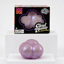 Nee Doh Cloud Pleaser Soft Doh Squish Squeeze Toy Purple Ages 3
