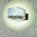 Iced Ring Men’s Size 12 Silver Color Clear Stones Around Ring Hip Hop Bling!!! — photo 9