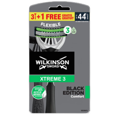 4027800383900 Wilkinson Sword Xtreme3 Black Edition jednorazowe maszynki do gole