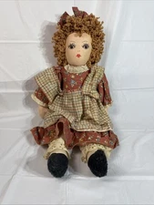 Vintage 80s Calico Critters Cloth Rag Doll America's Children Series  Very RARE