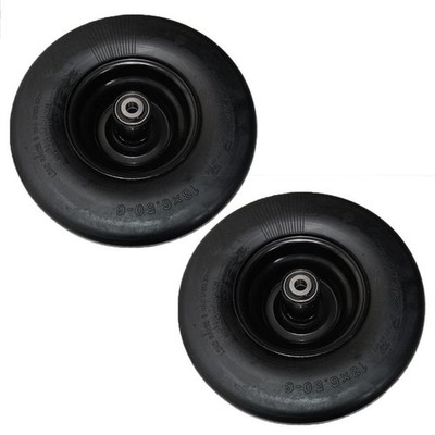 Proven Part 2-13X6.5-6 No-Flat Solid Rubber Wheels For Wright 72460033