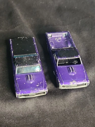 Vtg '68 Hot Wheels "Custom Fleetside" Toy Trucks Redline Wheels Restoration Only