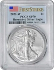 2022-W $1 American Silver Eagle Burnished SP70 First Strike PCGS