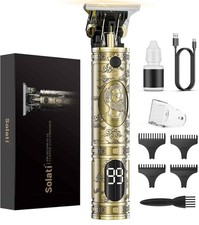 Tagliacapelli Uomo, LED Rasoio Elettrico Barba Macchinetta per Capelli Portatile