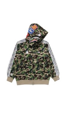 Adidas BAPE Shark Track Hoodie. Large & XL Available | eBay