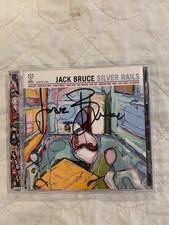 JACK BRUCE "CREAM " SIGNED "SILVER RAILS " CD booklet also includes Cd/DVD Cream