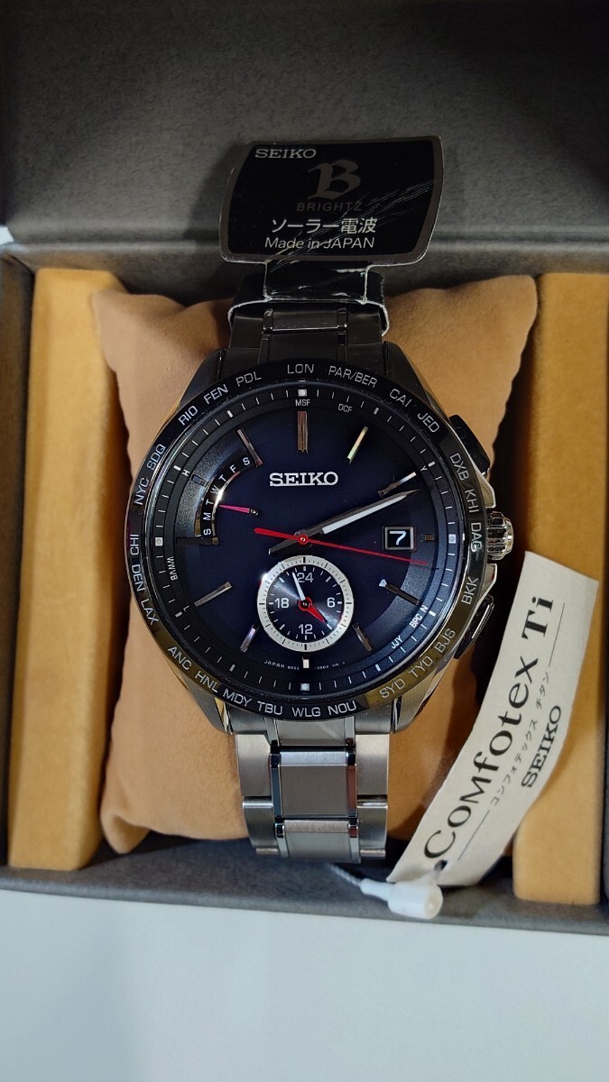 SEIKO セイコー メンズ腕時計 ブライツ SAGA171 ソーラ電波 クロノ