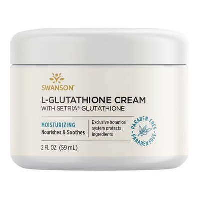 L-Glutathion Creme mit Setria Glutathion 59ml - Hautunterstützung Swanson Health