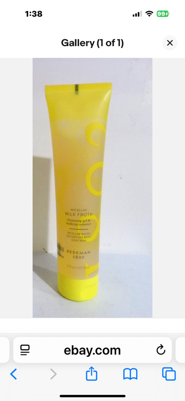Beekman 1802 Milk Frother Makeup remover  brand new 5 oz