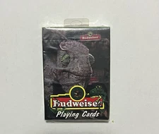 Vintage 1998 Budweiser Playing Cards Deck Sealed Louie The Lizard