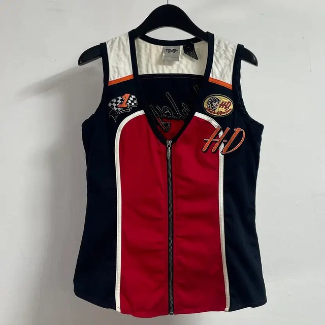 Harley Davidson Women's Racing Vest Jacket on.141