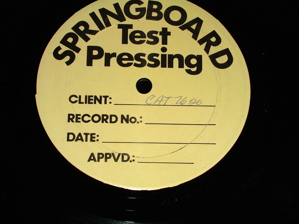 Sonny Stitt LP Springboard TEST PRESSING 7620 - Image 2 of 2