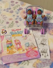 Zuru My Mini Baby Series 2 BRAND NEW PURPLE TWINS! (Super Rare) - FREE SHIPPING!