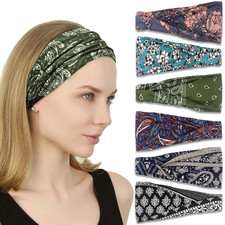 Headbands for Women, Non-Slip, Premium 1 Count Pack of 6 , Boho