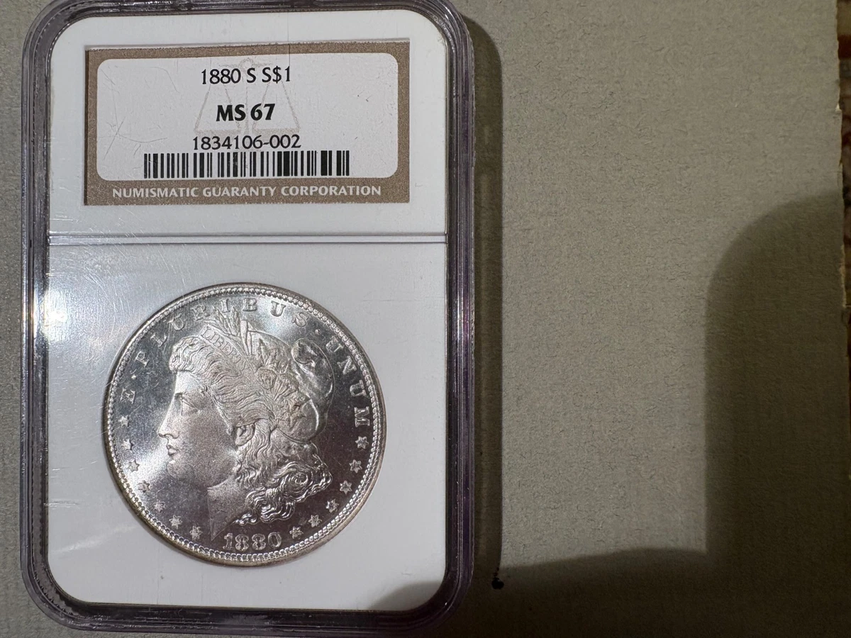 NGC MS 67 Graded Morgan Dollars 1878-1921 for sale | eBay