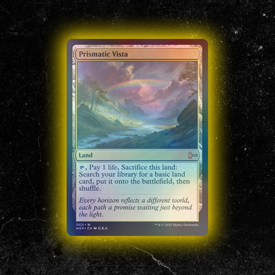 FOIL - Prismatic Vista - Custom MTG Card - High-Quality