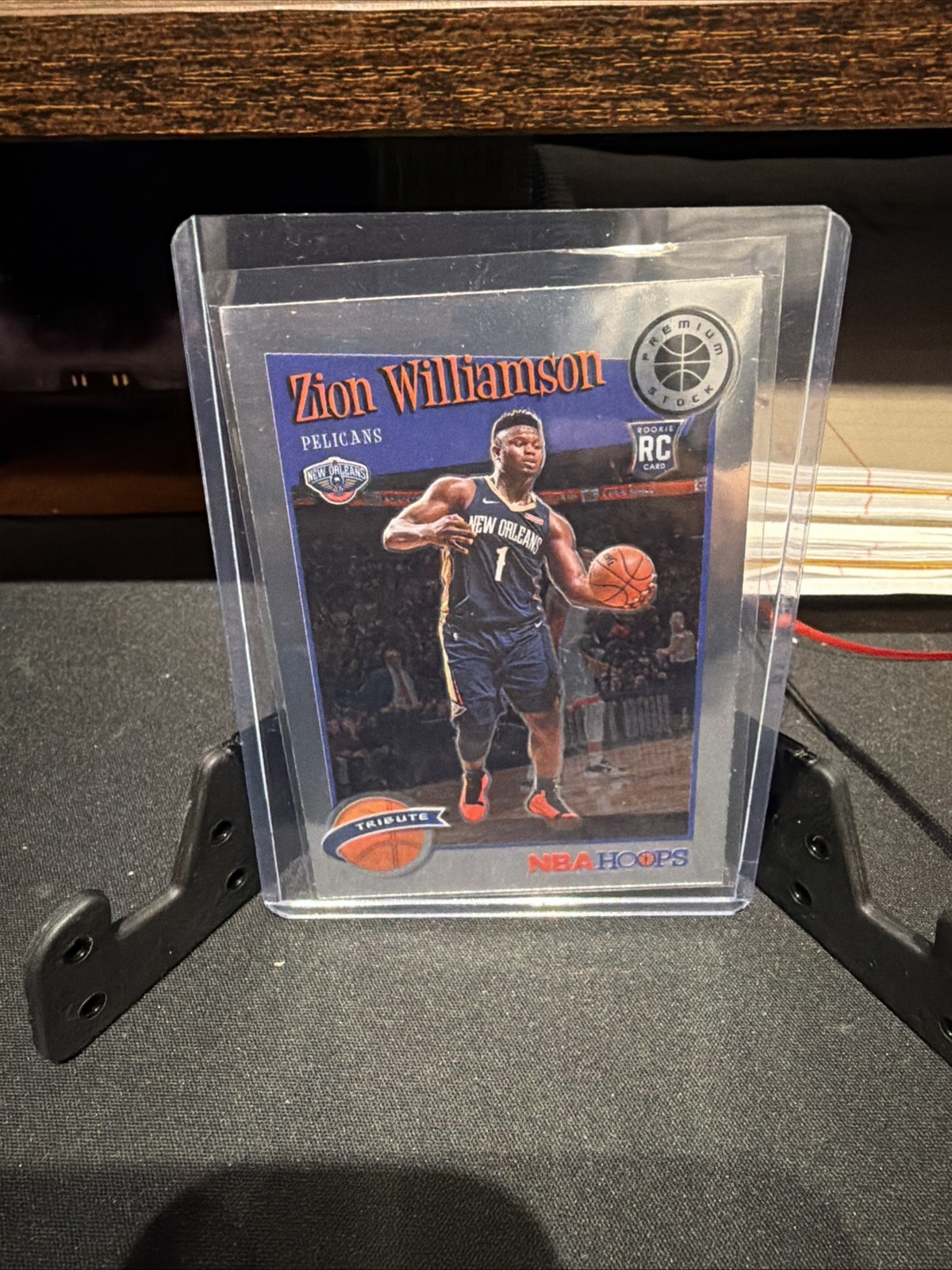 2019-20 Panini NBA Hoops Premium Stock - Hoops Tribute Zion Williamson #296 (RC)