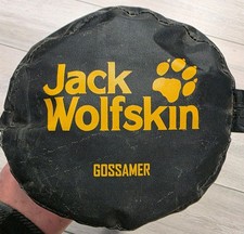 Jack Wolfskin Gossamer One Person Brown Khaki Black Tent Very Good condition UK