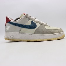 Nike Undefeated x Air Force 1 Low 5 White Leather Grey Suede Shoes Men 10.5M US Nike Undefeated x Air Force 1 Low 5 White Leather Grey Suede  main image 2