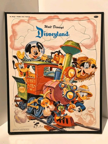 Vintage Disney Puzzle 4420 Disneyland 1955 (Nice Condition) Mickey Mouse 11 X 14
