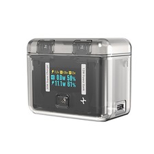 2-way Smart Battery Charger Charging Box Case Station Hub For Insta360 X4 Camera