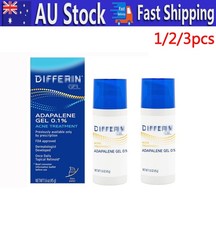 1-3xDifferin Gel Acne Treatment 90 Day Supply Rx Strength Adapalene Retinoid 45g