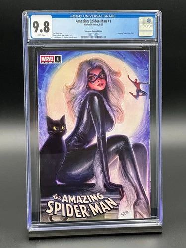 Amazing Spider-Man #1 CGC 9.8 (2025) - Black Cat - Szerdy Edition - LTD 3000