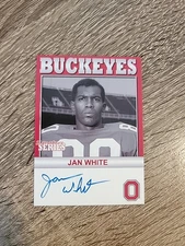Jan White 2005 TK Legacy Signature Series Auto Ohio State Buckeyes #B59 OSU