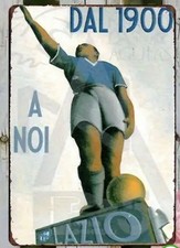 Targa Metallo-SS LAZIO dal 1900- cm. 20x30