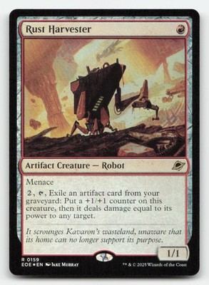 Rust Harvester 159 Rare Edge of Eternities Magic: The Gathering Foil Near Mint