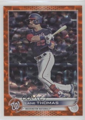 2022 Topps Series 2 Orange Foilboard 56/299 Lane Thomas #555 0xh5