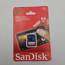 Brand New SanDisk 64 gb SDXC Card HD Video