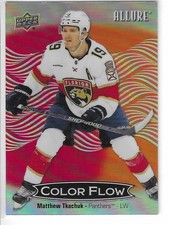 2024-25 Upper Deck Allure - Color Flow Matthew Tkachuk #CFL-34 Red Orange