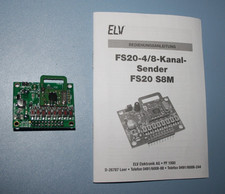 ELV FS20 S8M 4-/8-Kanal-Sendemodul kompatibel mit Conrad