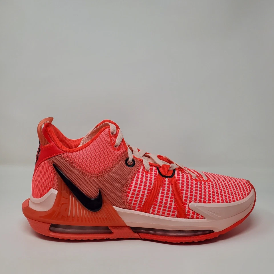 Nike LeBron Witness 7 Basketball Shoes Bright Crimson DM1123-600 Men’s Size 11 - Image 4 of 4